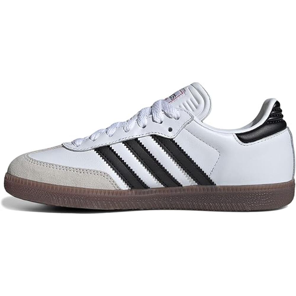 NWT adidas Unisex-Child Samba Indoor Sneaker,Black/White/Gum-Size 5.5 - Picture 3 of 6